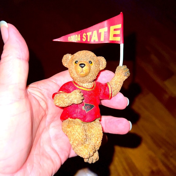 Florida State University FSU The Ridgewood Collection Shelf Sitter Bear Vintage - Picture 2 of 6